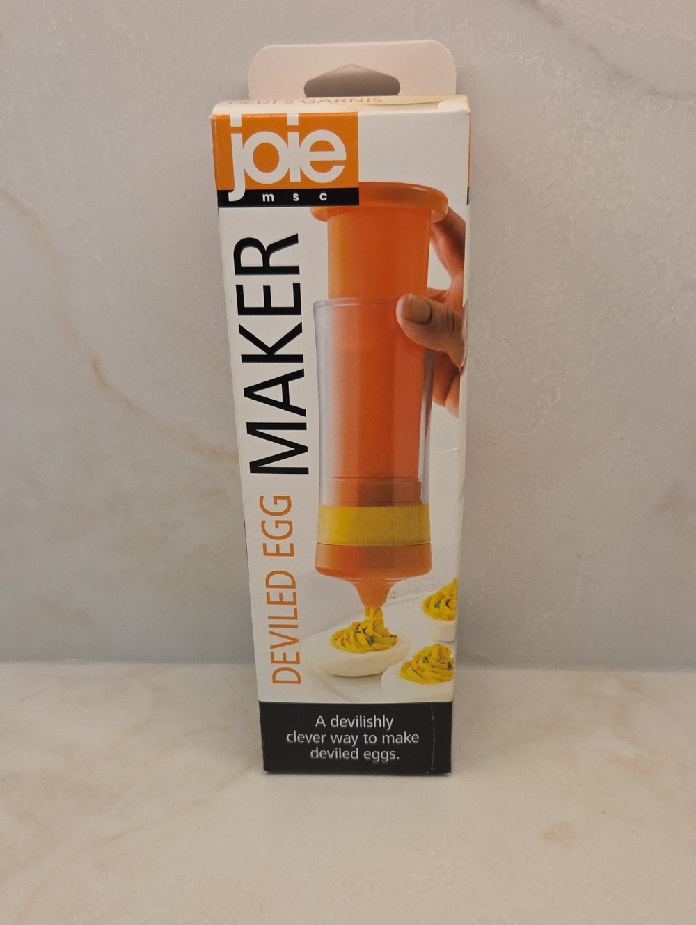 🚦3for$15🚦Joie Orange and Yellow Deviled Egg Maker